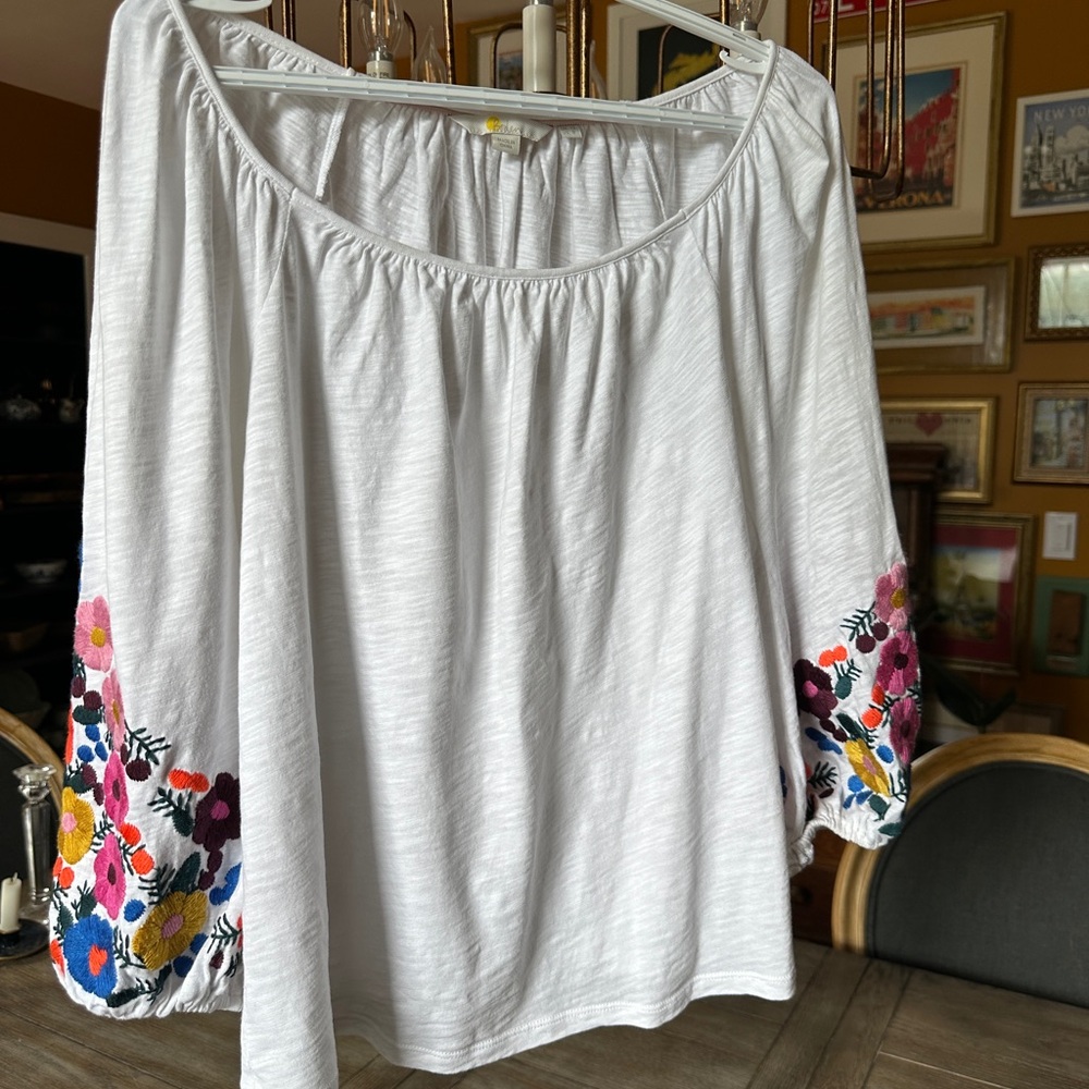 Boden embroidered T-shirt